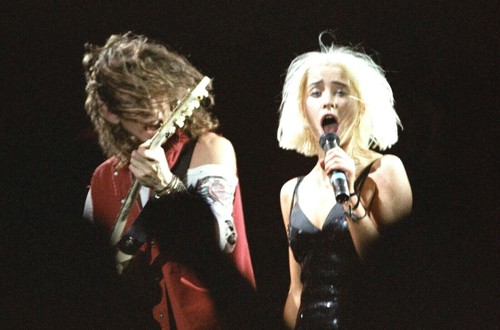 Transvision Vamp performing live on stage